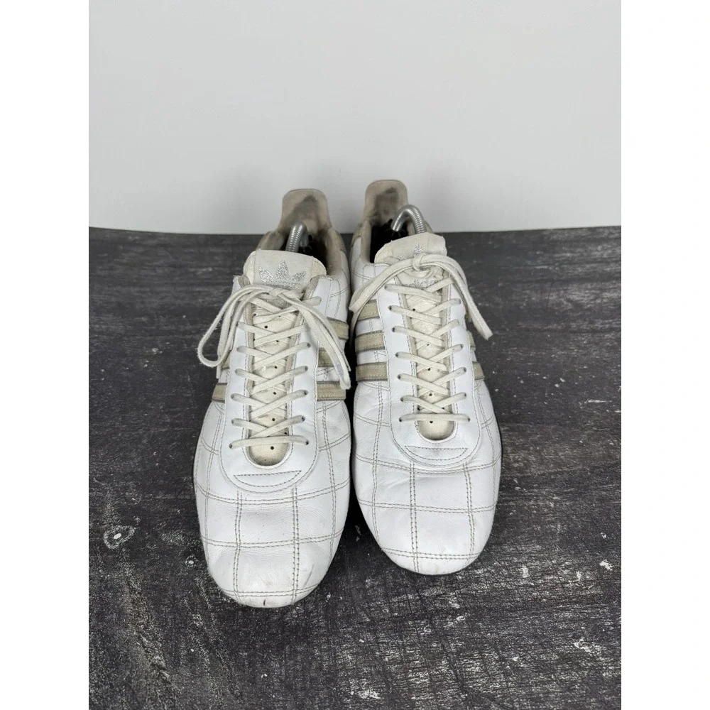 Adidas Tuscany Goodyear Mens 13 US White Black Racing Driving Shoes 2004